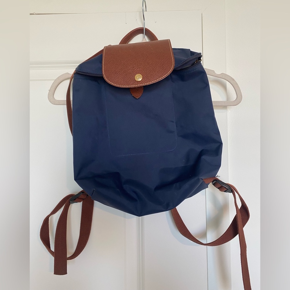 Longchamp Backpack - Navy